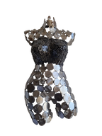 Sculpture en fer recyclé – Fait main – Pièce unique – Buste de femme