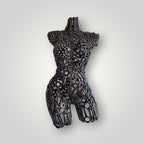 Buste de femme soudé avec du métal et pièces recyclé - fait main par des artisans marocains