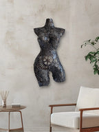 Décoration murale - sculpture en fer recyclé unique, artisanat marocain fait main