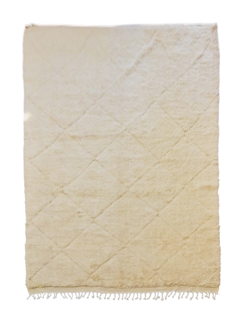 Véritable tapis berbère beni ouarain de l'atlas marocain, tissé à la main par des tisserandes selon un savaoir faire ancestral. Pure laine pour un moelleux, une douceur et une belle épaisseur .