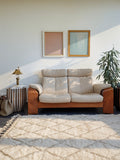 Tapis traditionnel marocain, de la tribu Beni Ouarain, beige ivoire, aux motifs de losange en relief, fait à la main, 100% en laine naturelle