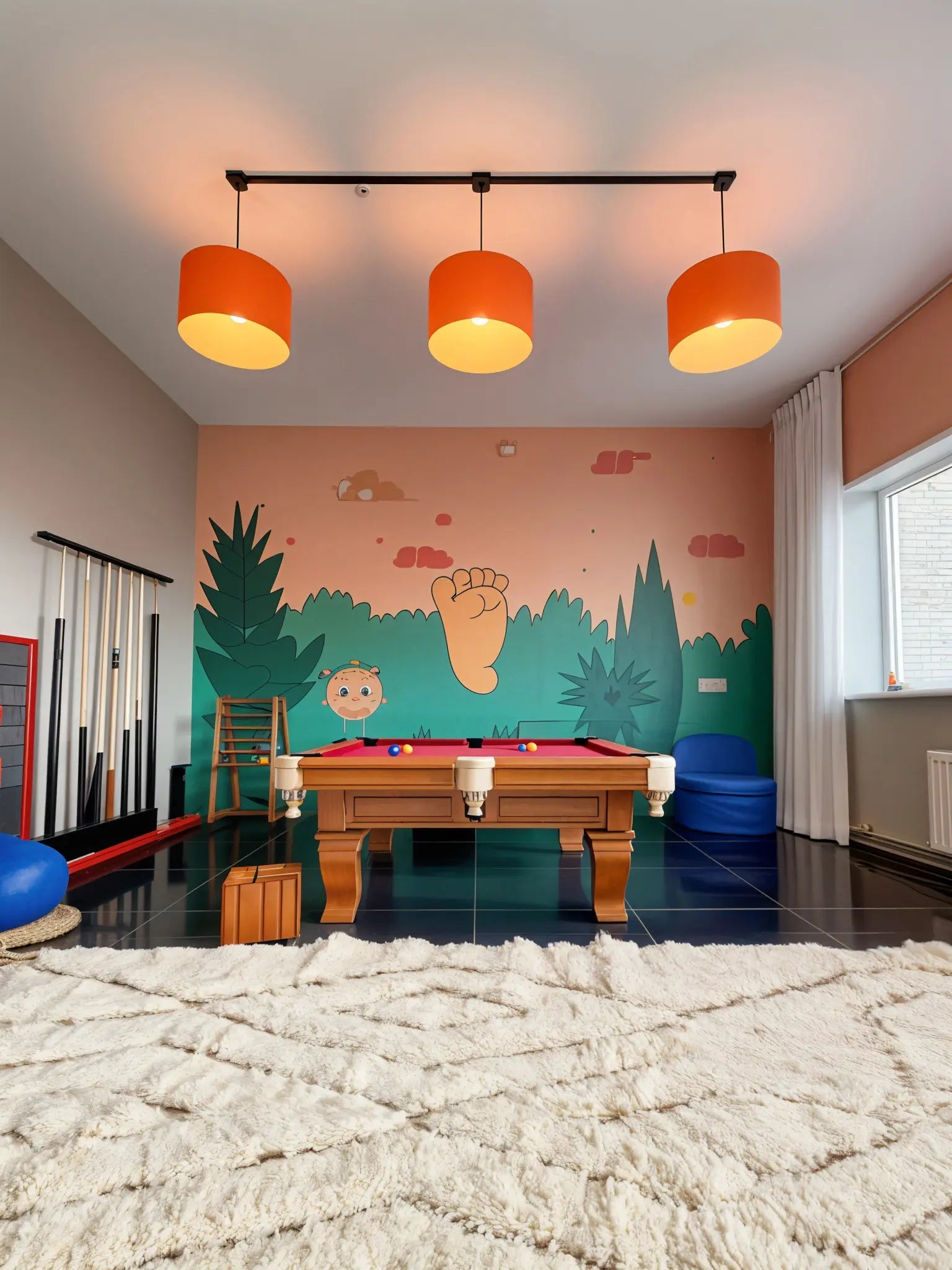 tapis berbère unique et authentique fait-mains en pure laine, pour une décoration élégante, moderne, cocooning