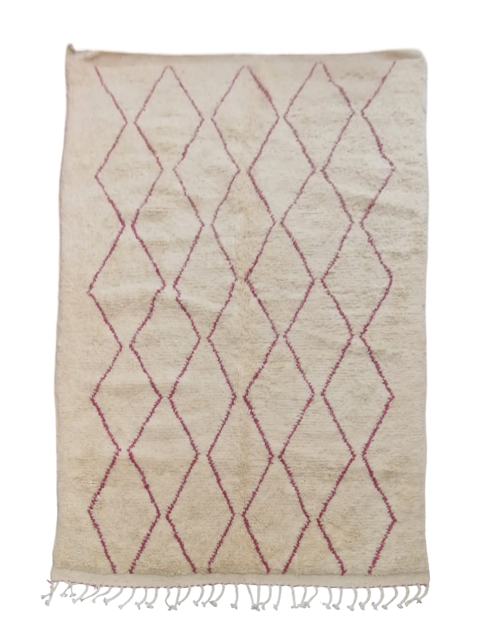 Authentique tapis eni Ouarian, artisanat marocain de Taznakht, fait main en pure laine, au design moderne pour salon, chambre, bureau