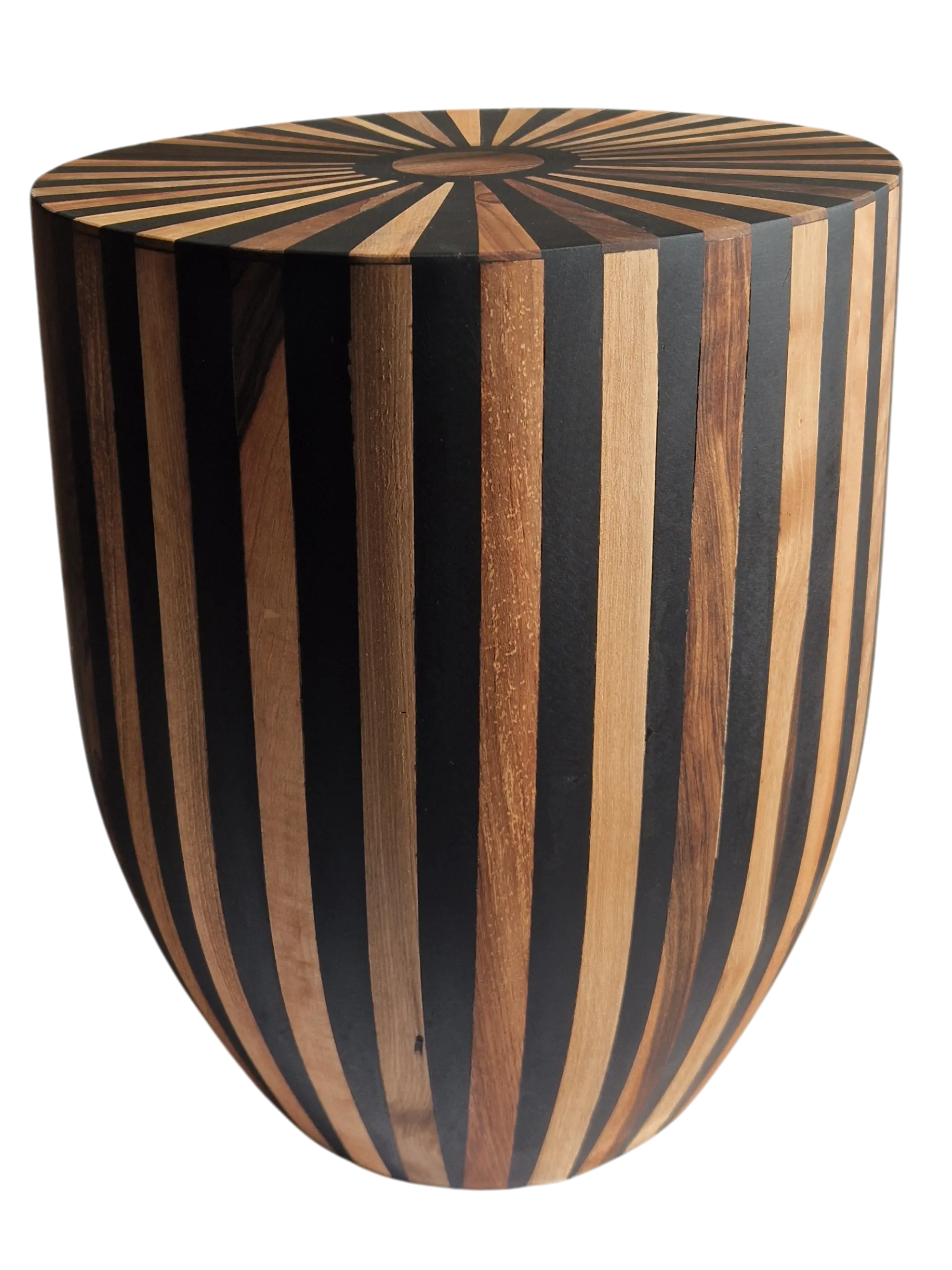 table d'appoint bout de canapé en résine boire et bois de noyer