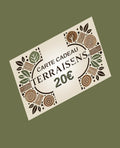 Carte cadeau Terraisens