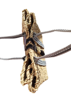 Sac Cabas en Palmier – Sangles noire et  Blanc & Pompon Cuir, tressé à la main, pour un style chic bohème, artisanat marocain