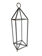 Bougeoir photophore XXL artisanal en fer, soudé à la main par des artisans de Marrakech