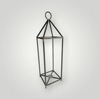 Bougeoir photophore XXL artisanal en fer, soudé à la main par des artisans de Marrakech