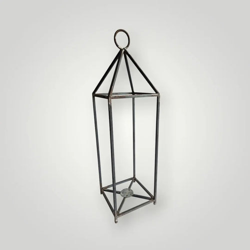 Bougeoir photophore XXL artisanal en fer, soudé à la main par des artisans de Marrakech