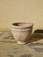 petit Pot en terre cuite de Zagora fait main au Maroc en 30 cm idéal pour plantes intérieures ou extérieures