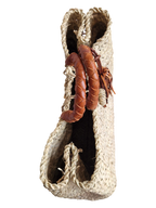 Sac marocain tressé à la main en feuille de palmier avec poignée et pompon décoratif en cuir, l'élégance bohème chic, pour la ville, les loisirs, les vacances