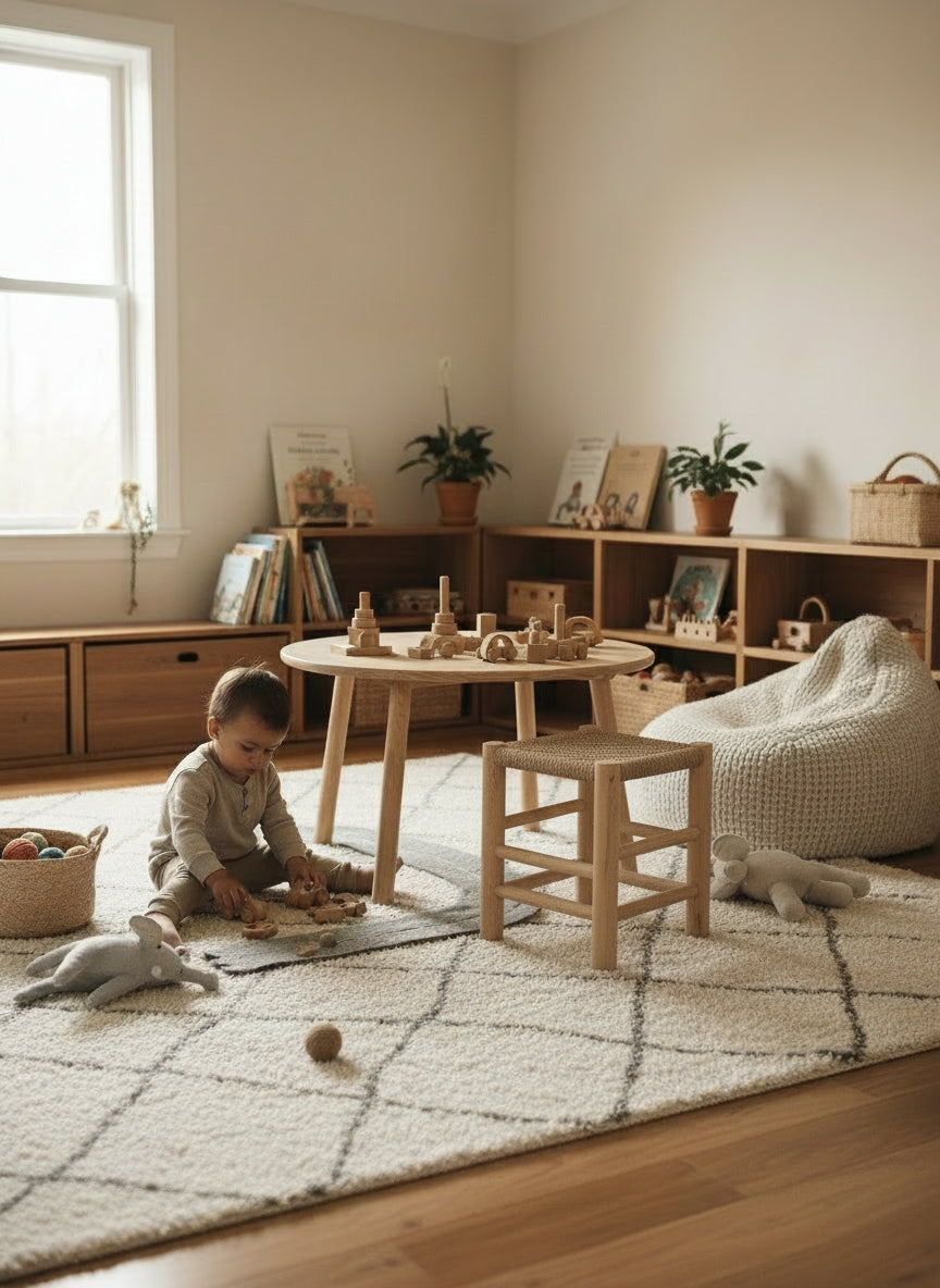 Petit tabouret artisanal marocain, fait main, chaque modèle est unique